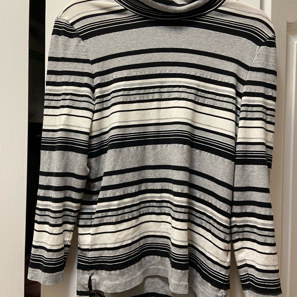 Striped Turtleneck long sleeved shirt